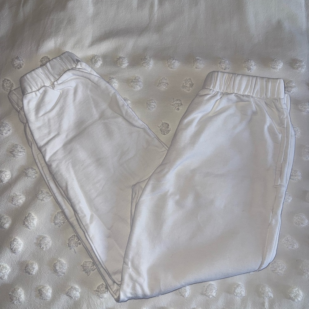 Brandy Melville White Sweatpants